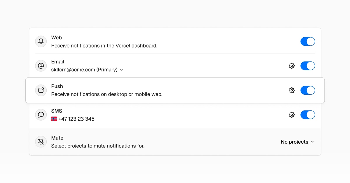 Push Notification Settings Hero