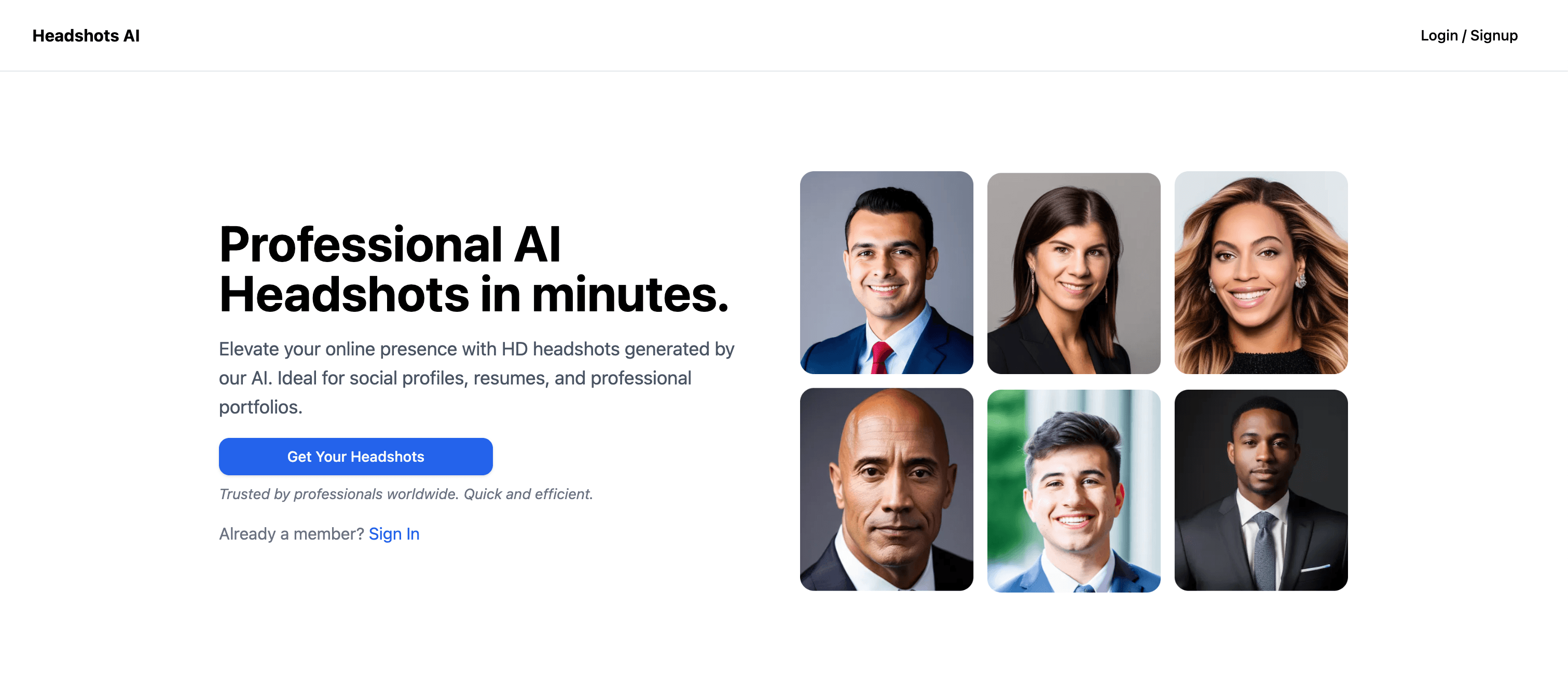AI Headshot Generator thumbnail